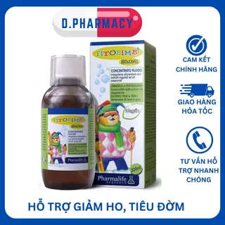 BRONCAMIL FITO BIMBI,Thảo Dược Ho Có Đờm,Viêm Họng,Viêm Phế Quản,Làm Dịu Mát Họng Đường Hô Hấp