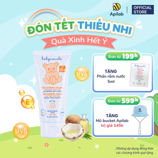 Kem chống nắng cho bé Babycoccole an toàn cho trẻ sơ sinh & em bé SPF 50+ 30ml/75ml