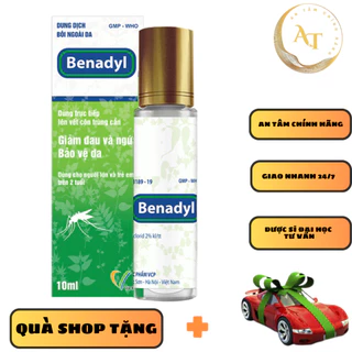 [CHÍNH HÃNG] BENADYL VCP 10ML - TINH DẦU GIẢM ĐAU NGỨA DO CÔN TRÙNG CẮ