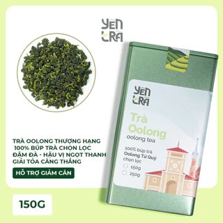 Trà Oolong Tứ Quý Thượng Hạng Yên Trà - Hộp thiếc cao cấp 150g