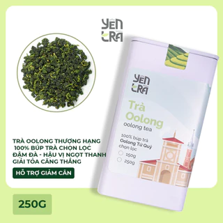 Trà Oolong Tứ Quý Thượng Hạng Yên Trà - Hộp thiếc cao cấp 250g