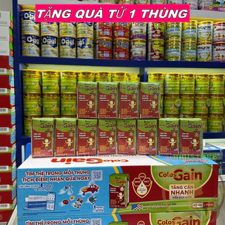 (Tặng Quà, Có Thẻ Cào Tích Xu) Thùng 48 Hộp 110ml Sữa Bột Pha Sẵn Colos Gain (BIBISTORE)