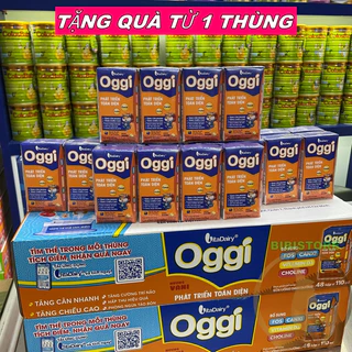 (Tặng Quà, Có Thẻ Cào) SUDD Oggi Phát triển toàn diện Hương Vani_Cam Thùng 48 Hộp 110ml (BIBISTORE)