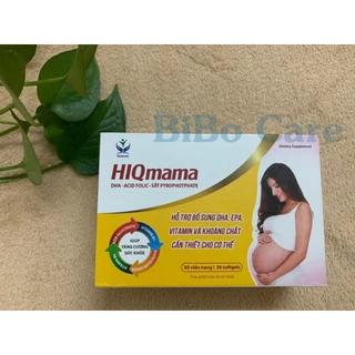 HIQmama - Vitamin tổng hợp bổ sung DHA, Vitamin và khoáng chất cho mẹ bầu