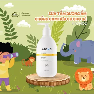 Sữa tắm gội oxygen & ceramide ATONO2 cho bé dưỡng ẩm và chống cảm từ sơ sinh