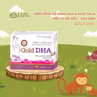 Viên uống bổ sung Gold DHA cho mẹ bầu sau sinh thế hệ mới dễ hấp thu