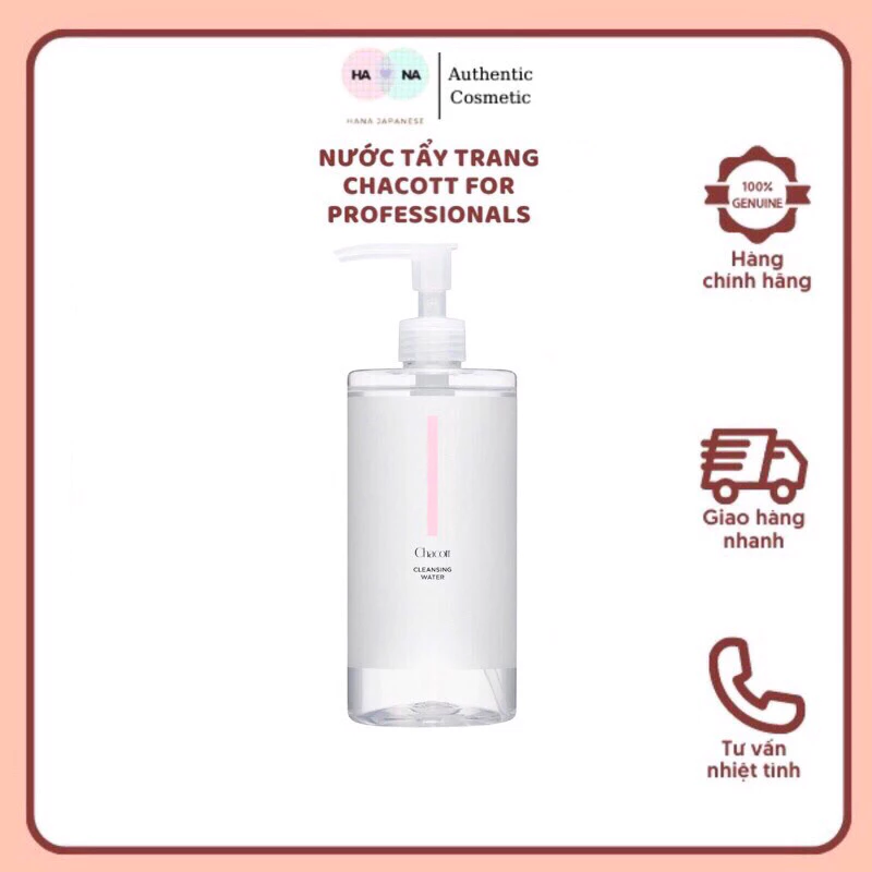 [Bản nội địa] Tẩy trang Chacott Cleansing Water 500ml