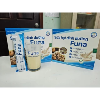 Sữa hạt dinh dưỡng tiêu chuẩn FDA xuất khẩu  - FUNA hộp 360g 1 hộp 18 gói tặng 1 ly