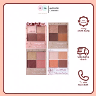 Bảng phấn mắt 4 màu Canmake Tokyo silky Souffle Eye