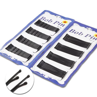 (hot) Set kẹp tăm đen, full set kẹp ghim tăm đơn giản dễ dùng tiện lợi,kẹp tóc mái nữ dễ dùng