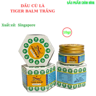 Dầu cù là Tiger Balm trắng - Cù Là hổ 10gr