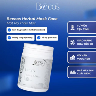 Mặt Nạ Beecos Herbal Mask Face - Thảo Mộc Phục Hồi Dưỡng Sáng Da, Cấp Ẩm Sâu Cho Da, Hạn Chế Da Khô