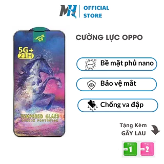 Kính Cường Lực Oppo NeoMo, Siêu Nhân Xanh, Ngựa Hí  Full Màn Cho OPPO A5 A9 2020 A52 A92 A31 A91 A53 A73 A93 A56 A74