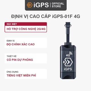 Định Vị Xe Máy Ô Tô iGPS-01F 4G Cao Cấp - Độ Chính Xác Cao - Ứng Dụng Miễn Phí - Bảo Hành 12 Tháng