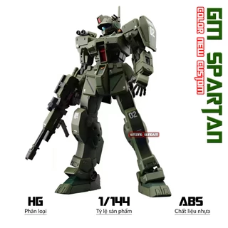 Mô hình HG GM Spartan, 1/144 Mobile Suit, Mô hình nhựa, Đồ chơi xếp hình mecha