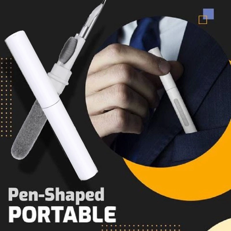 Bút Vệ Sinh Tai Nghe Bluetooth, Vệ sinh đa năng 3 đầu cho các thiết bị Cho Xiaomi Huawei Samsung
