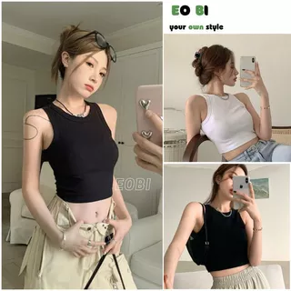 Áo Ba Lỗ Dáng Croptop Chất Cotton Tăm Siêu Mềm Mịn Co Giãn Tốt Phong Cách Khoẻ Khoắn Trẻ Trung Ulzzang - EOBI