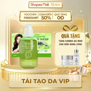 ( TẶNG COMBO HA MINI ) Serum Tái Tạo Da Nhân Sâm Cao Cấp Không Sưng - MQ Skin