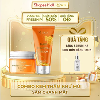 ( TẶNG SERUM HA MINI ) Combo Sâm Chanh Mật MQ Skin - Khử Mùi Giảm Thâm Nách - Whitening Armpit Cream