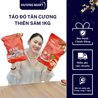 Táo Đỏ Thiên Sâm Tân Cương Big Size Loại 1 (1Kg) nhập khẩu chính ngạch - Gia Dụng Hương Mart