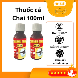 SABONIL GOLD - DIỆT CÁ TẠP, DIỆT CÁ RÔ, CÁ BÓNG CỰC MẠNH CHO AO NUÔI TÔM, CÁ, THUỶ SẢN.