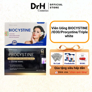 Viên Uống BIOCYSTINE /ID30/Procystine/Triple white giúp đẹp da đẹp tóc hỗ trợ làm chậm quá trình lão hóa