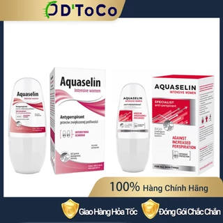 Lăn Nách AQUASELIN Intensive Women Cho Nữ Không Mùi Không Thâm Nách Giảm Mồ Hôi Lên Đến 72h