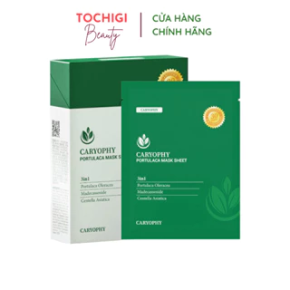 Mặt Nạ Tràm Trà Caryophy Portulaca Mask Sheet 22g