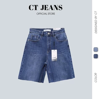 Quần Short Jean Nữ Trơn Tua Rua Nhiều Màu CT Jeans