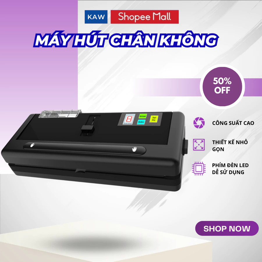 Máy hút chân không thực phẩm gia đình KAW P280 Bảo quản chân không thực phẩm gia đình thế hệ mới