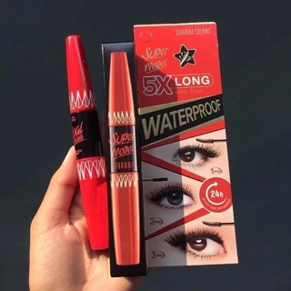 Chuốt Mi Mascara Hai Đầu Sivanna Super Model 5X Thái Lan Làm Dài, Làm Dày Mi, Lâu Trôi