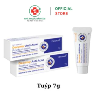 [DECUMAR] Kem Chấm Mụn Giúp Giảm Sưng Viêm & Mờ Thâm Sẹo Tối Ưu Anti - Acne Promax Cream 7g/15g