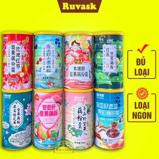 Bột Củ Sen Mix Hạt Dinh Dưỡng Lỹ Tử Thất Chè Dưỡng Nhan- Ngũ Cốc Giảm Cân Ăn Kiêng Mix Hoa Quả - Đồ Ăn Vặt Ruvask