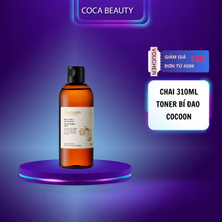 Nước bí đao cân bằng da Cocoon 310ml - Toner bí đao giảm dầu và mụn , hỗ trợ cân bằng độ PH, se khít lỗ chân lông