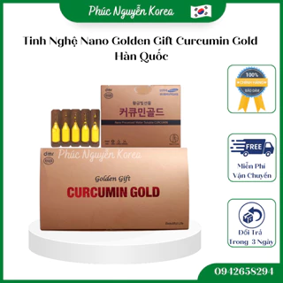 Tinh Nghệ Nano Golden Gift Curcumin Gold Hàn Quốc - mẫu mới (hộp 100 tép)