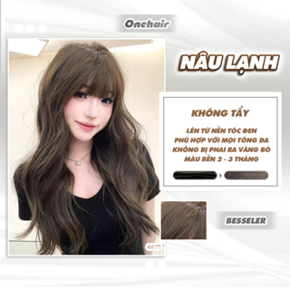 Thuốc Nhuộm Tóc Màu NÂU LẠNH, Không tẩy - ONE HAIR