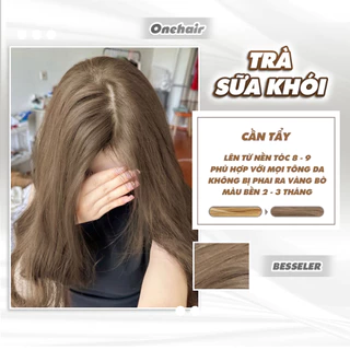 Thuốc Nhuộm Tóc Màu TRÀ SỮA KHÓI, Cần Tẩy - ONE HAIR