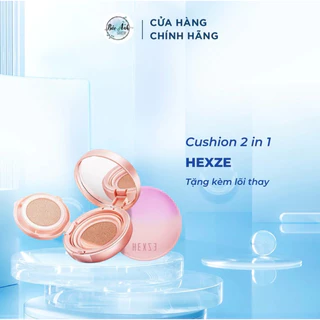 [MUA 1 TẶNG 1 LÕI] Cushion Hexze 15g 2IN1 trang điểm tự nhiên, tặng kèm lõi thay