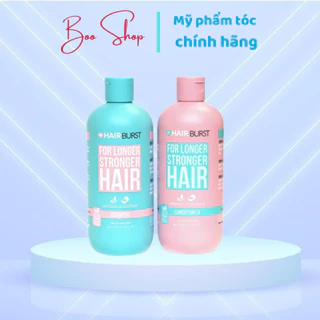 Set gội xả HAIRBURST kích thích tóc mọc dài hơn chắc khỏe hơn 350ml/chai