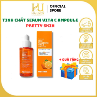 Tinh Chất Serum The Pure Jeju Tangerine Vita C Ampoule PRETTY SKIN - 52ml [ Hà Uyên Naturanl Makeup ]