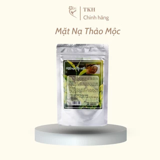 Mặt Nạ Đắp Mặt Thảo Mộc Thiên Nhiên Trần Kim Huyền 100gr Dưỡng Sáng