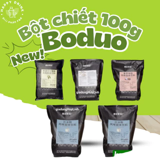 [TEST] Bột Boduo 100g dùng thử các loại Bột sữa 90A/ Bột mix/ Bột socola/Bột kem trứng/Khoai môn