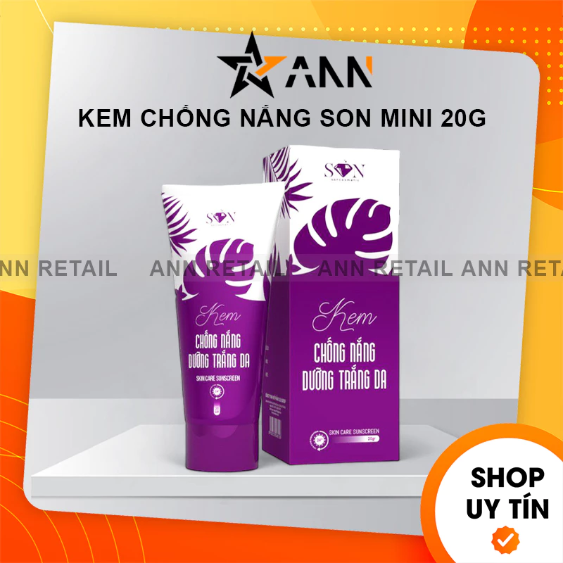 [Chính Hãng] Kem Chống Nắng Dưỡng Trắng Da SON Group Mini 20g