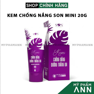 Kem Chống Nắng SON Cosmetic Mini Dưỡng Trắng Da Chính Hãng