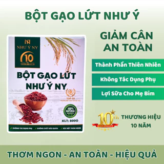 Bột Gạo Lứt Như Ý, Bột Gạo Lứt Lợi Sữa Giảm Cân An Toàn, Giảm Mỡ Bụng Hiệu Quả