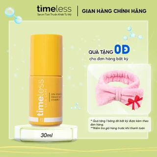 Serum Trắng Da Giảm Thâm Timeless 20% Vitamin C + E + Ferulic Acid 30ml