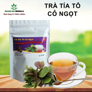 Trà Tía Tô cỏ ngọt túi lọc Detox cơ thể, điều trị bệnh Gout, hỗ trợ giảm mụn 40gr (20 gói x2gr)