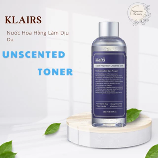 Nước Hoa Hồng Chính Hãng Dear Klairs Supple Preparation Unscen Làm Dịu Da Cấp Tốc Mịn Da