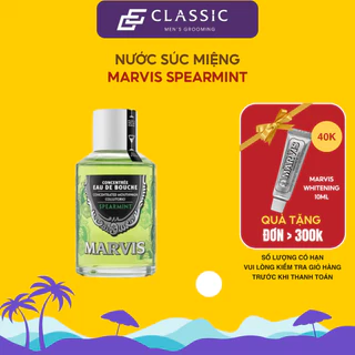 Nước Súc Miệng Marvis Spearmint Concentrated Mouthwash 120ml