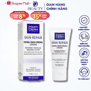 Kem Dưỡng MartiDerm Skin Repair Cicra Vass Cream 30ml Giúp Tái Tạo & Phục Hồi Làn Da Tổn Thương